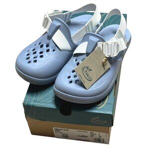 NIB Chaco Chillos Clog‎ (blue Fog) Women's Size 7